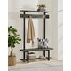 preview thumbnail 4 of 11, Carbon Loft Lawrence Entryway Hall Tree with Bench and Coat Hooks Grey