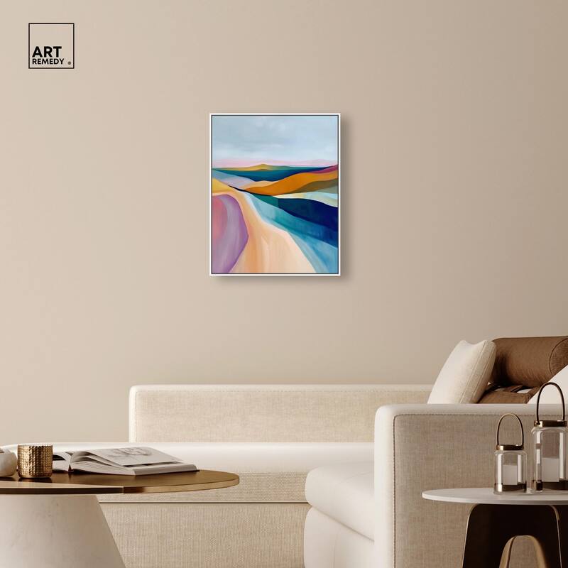 Colorful Dunes II Canvas by Art Remedy