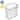 iTouchless 2.5 Gal White Stainless Steel Sensor Bathroom Trash Can
