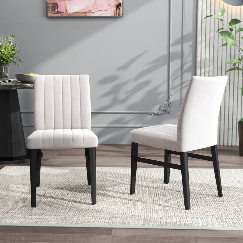 Roundhill Furniture Cavira 5-Piece Round Modern Dining Set