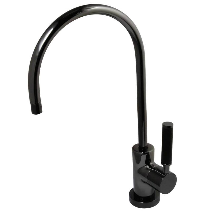 Kingston Brass Water Onyx 1.0 GPM High-Arc Single Hole Cold Water