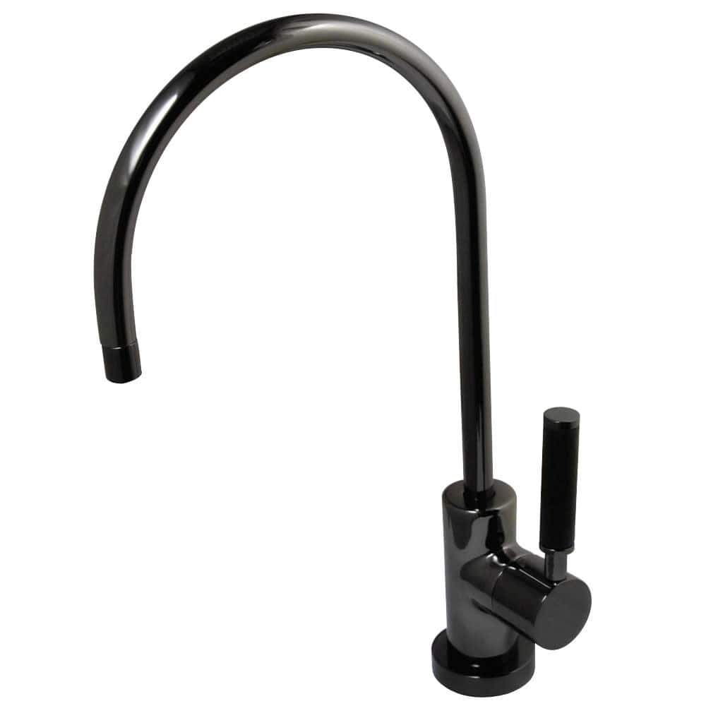 Kingston Brass Water Onyx 1.0 GPM High-Arc Single Hole Cold Water