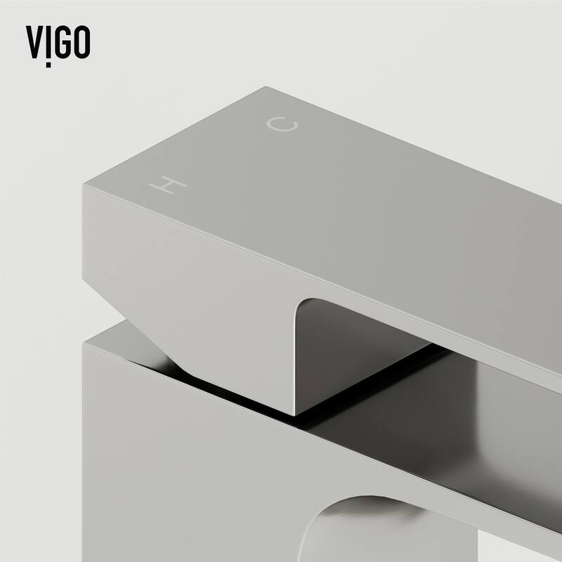 VIGO Dunn 6" H Single Handle Single Hole Bathroom Faucet