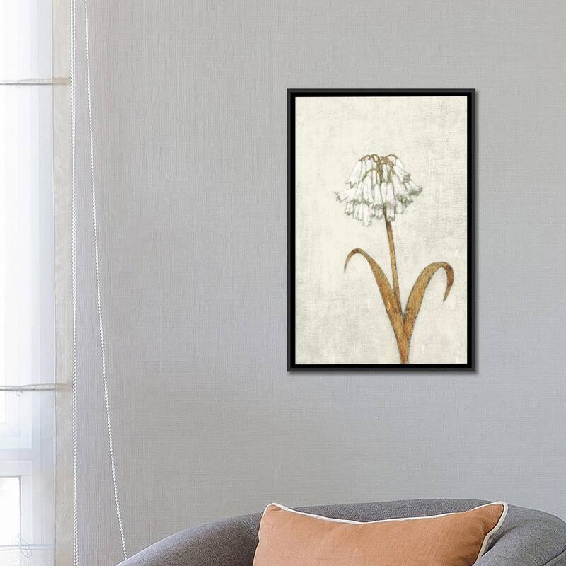 iCanvas "Shimmering Summer II Ivory" by James Wiens Framed Canvas Print