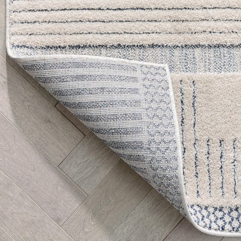 Well Woven Harlow Briar Contemporary Geometric Abstract Area Rug