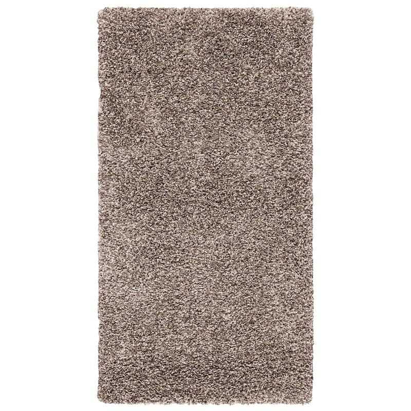 SAFAVIEH Evolution Shag Gwenaele Solid 1.8-inch Thick Rug