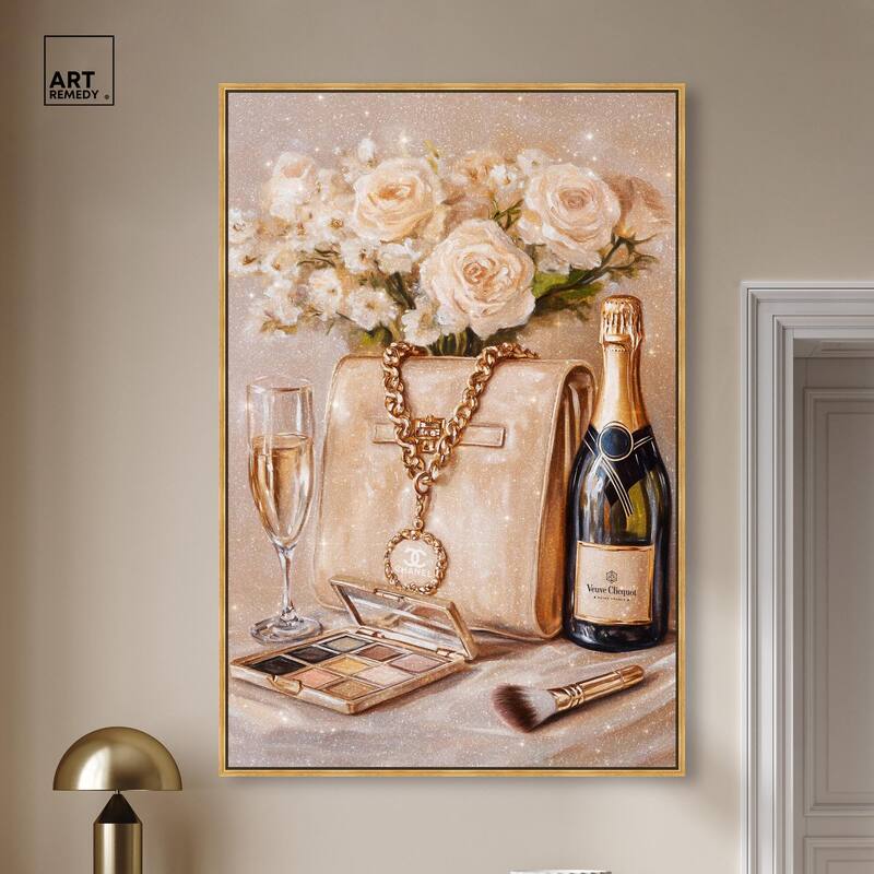 Make Up Drinks and Glam Canvas by Art Remedy