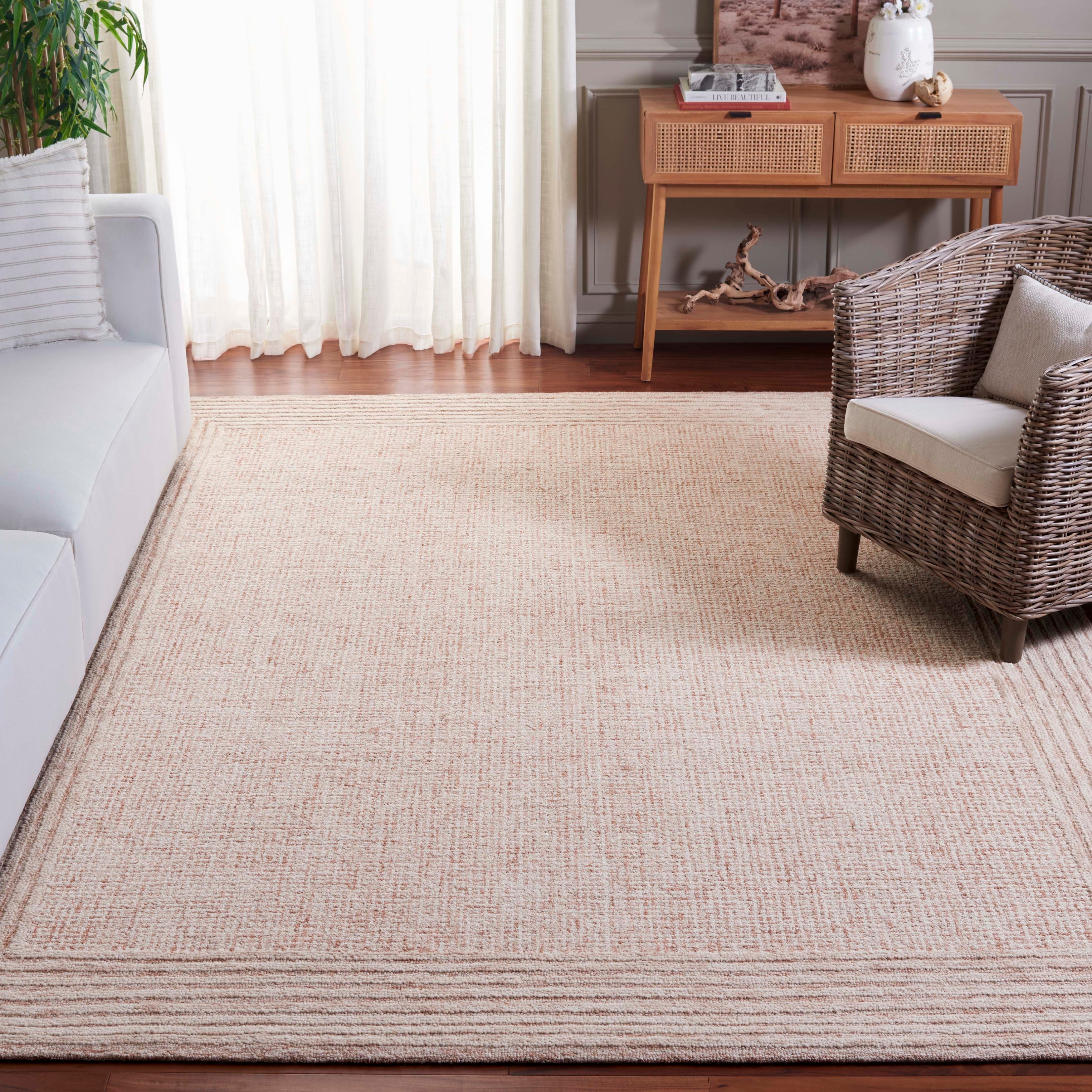 SAFAVIEH Handmade Ebony Dorith Contemporary Wool Rug