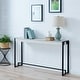 preview thumbnail 46 of 55, SEI Furniture Macen Modern Narrow Industrial Console Table