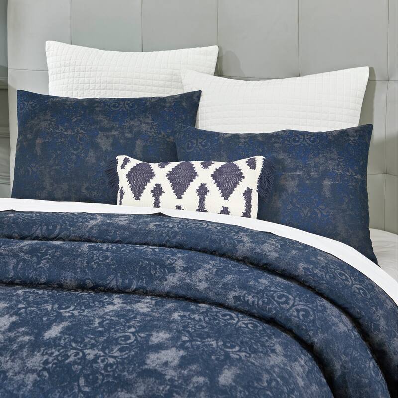 Better Trends Vincent Collection Poly/Cotton Damask Comforter Set with Sham-Supper Absorbent, Machine Washable, Tumble Dry