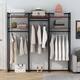 Tribesigns Garment Rack, 75 inch Freestanding Closet Organizer for Hanging Clothes
