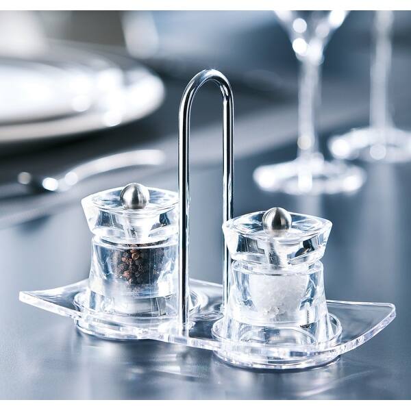 Peugeot Baltic 3 Inch Pepper Mill, Acrylic - Clear