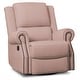 preview thumbnail 6 of 14, Delta Children Drake Nursery Glider Swivel Recliner Pink