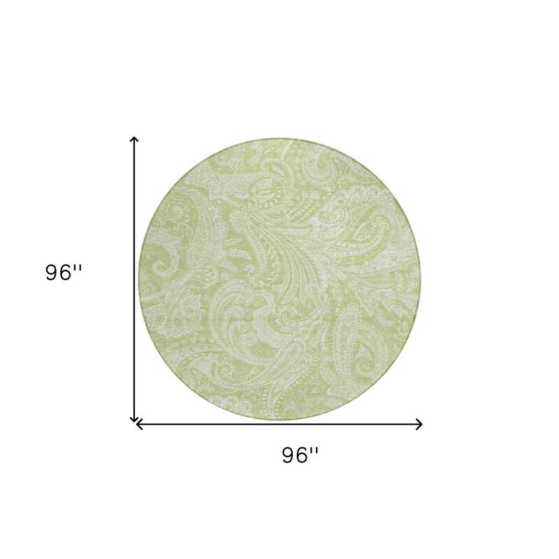 HomeRoots Paisley Transitional Rectangle Outdoor Rug