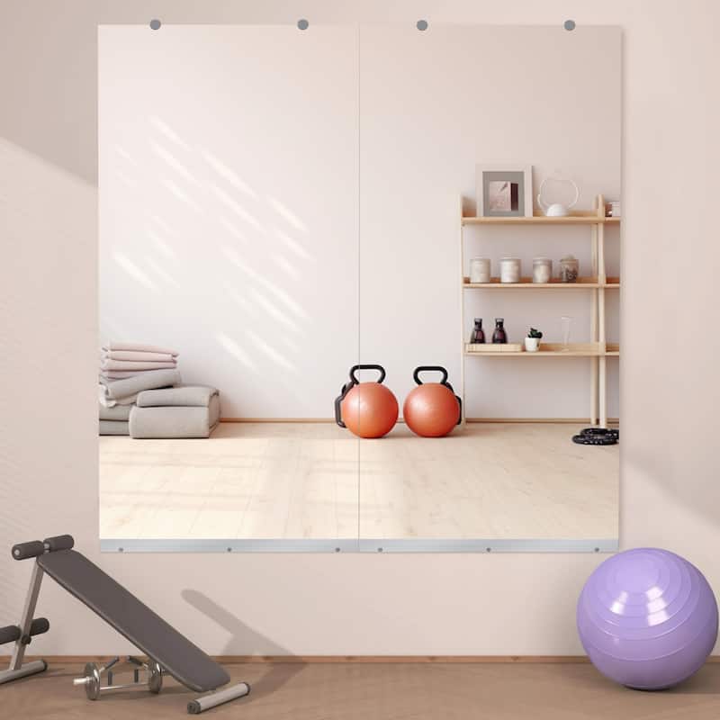 Wall Mirror Home Gym Mirror Dance Studio Mirror Tempered Glass Mirror