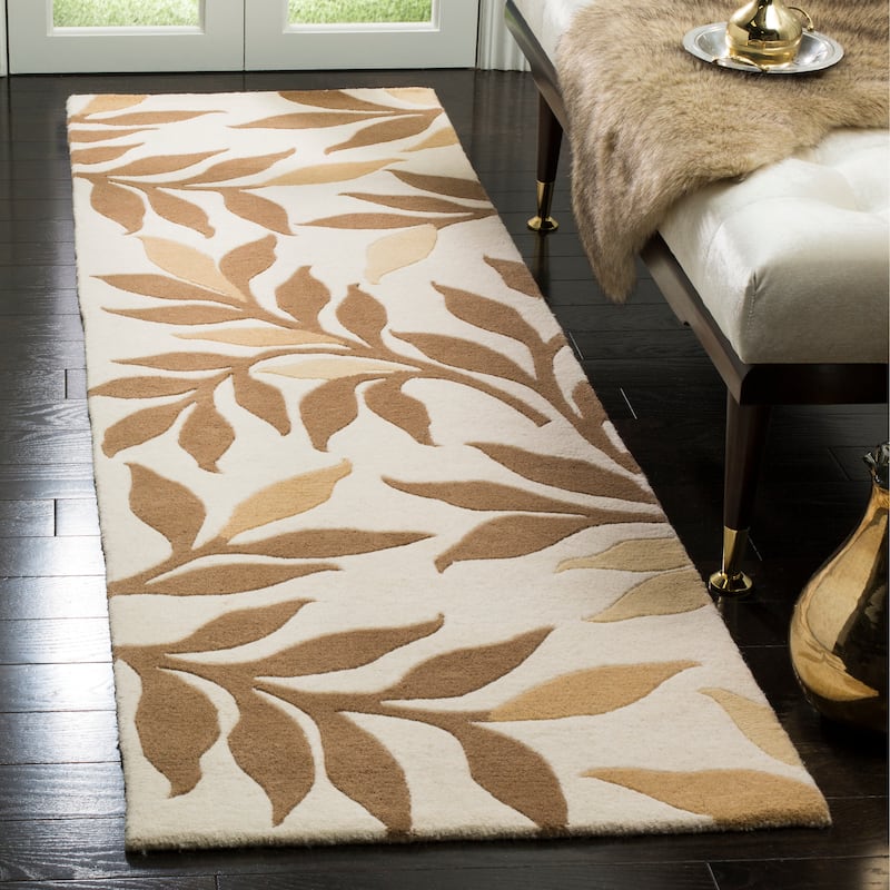 Martha Stewart by SAFAVIEH Charleston Wool Rug - 2'3" x 8' Runner - Natural Twine
