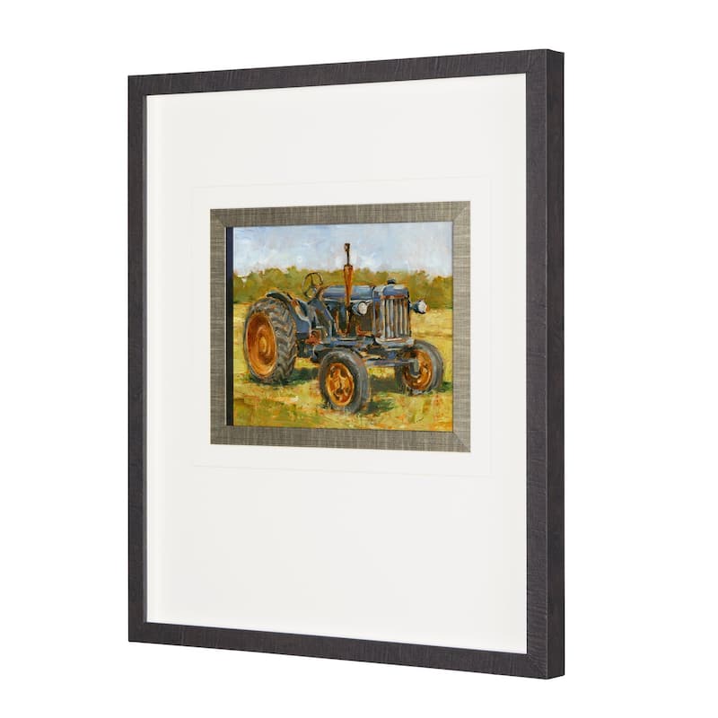 Rustic Tractors III Framed Art Print