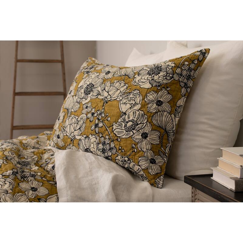 Hinsley Sham, Ochre, Standard Sham