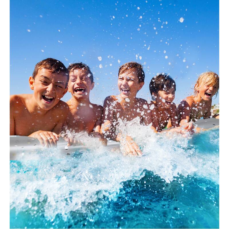POZA Silver Inflatable Beach Balls and Giant Pool Noodles - 4 Pack - ‎74 x 6 x 6 inches