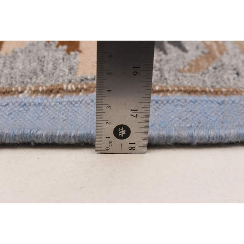 Ankara FW Grey Kilim 5'2" x 8'0" - 5'2 x 8'0