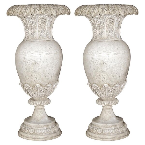 Design Toscano Versailles Floral Oviform Urn: Set of Two