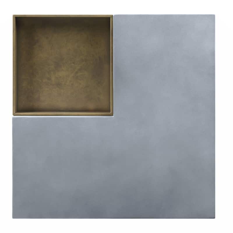 Kailano Coffee Table, Weathered Gray Finish