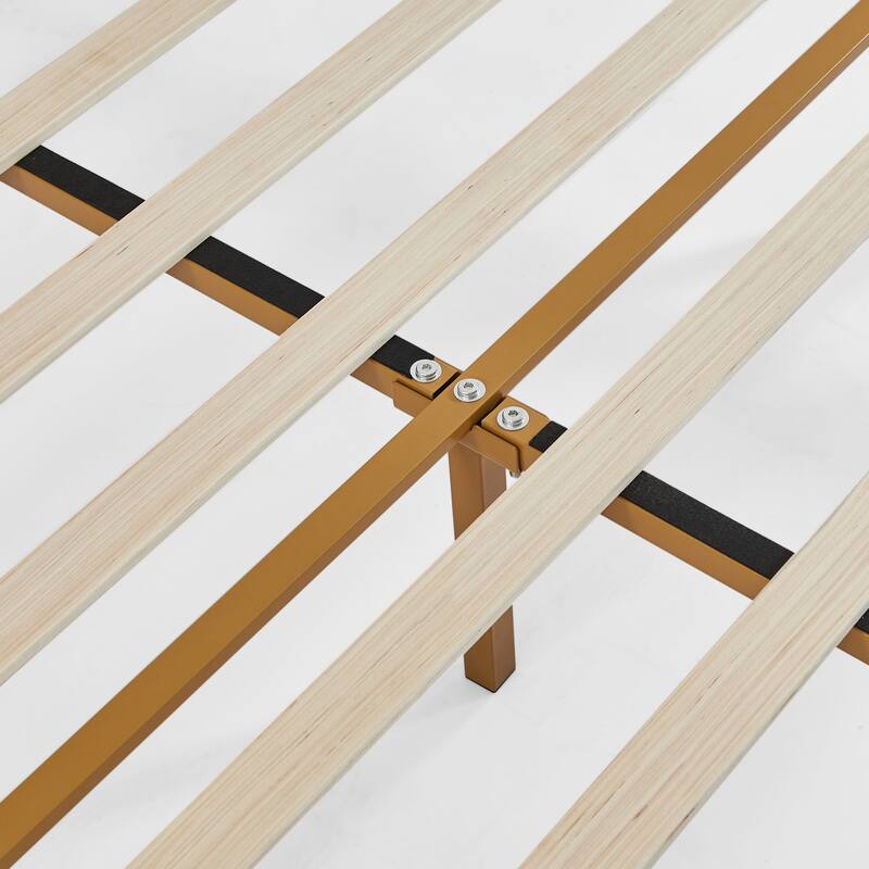 Coffee Brown Faux Leather Upholstered Platform Bed Bed Bath & Beyond