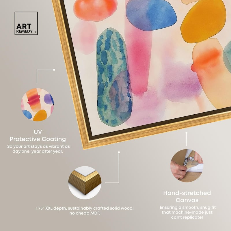 Dissolving Hues Canvas by Art Remedy