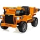preview thumbnail 8 of 19, Ride On Dump Truck, Ride On Car with Remote Control Orange