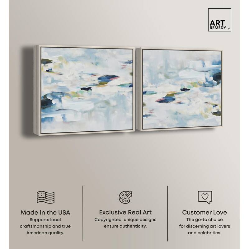 Sunset Poppy Chorus II Canvas by Art Remedy