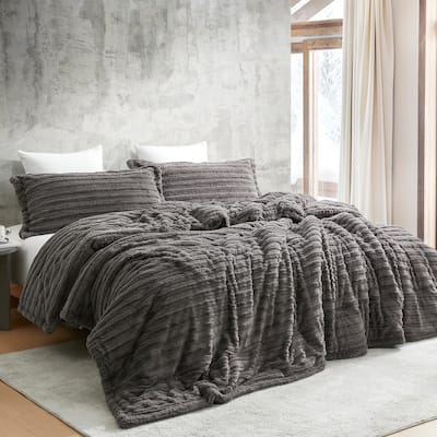 You're Makin Me Plush® - Coma Inducer® Oversized Comforter Set - Petrified Oak