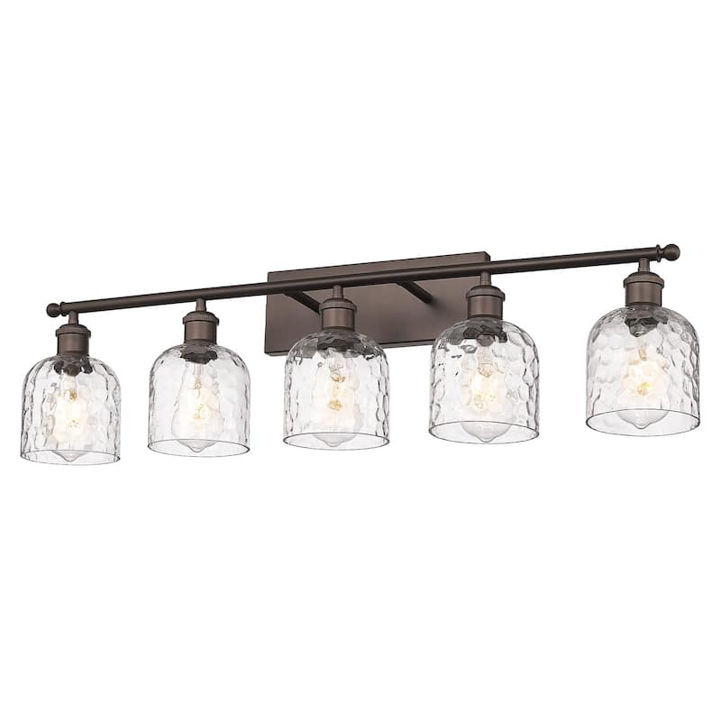 3-Light Fixtures for Bathroom Above Mirror - 5-Light - Oil Rubbed Bronze