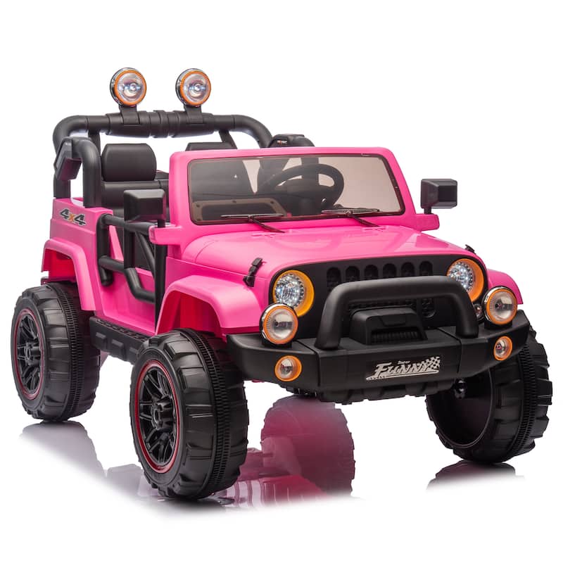 Pink 24V Kids Ride On Car Off-Road Toy Car Battery Powered Electric Car
