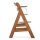 preview thumbnail 6 of 6, hauck AlphaPlus Grow Along Walnut Wooden High Chair, Tray & Deluxe Cushion, Grey - 16.5