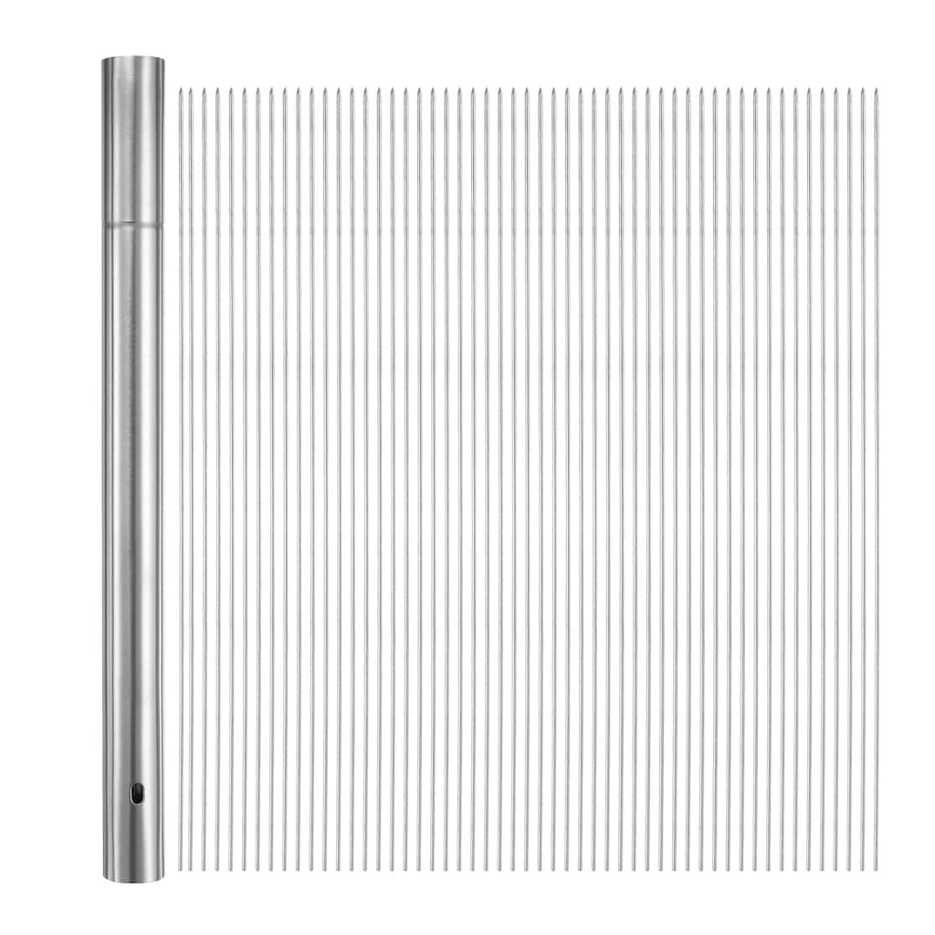 100pcs Kebob Skewers 35cm x 2.8cm Round Sticks with Tube Storage - 35cm x 2.8cm