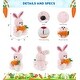 preview thumbnail 2 of 4, DolliBu Happy Easter Super Soft Plush Rose Gold Bunny with Carrot - 8 inches