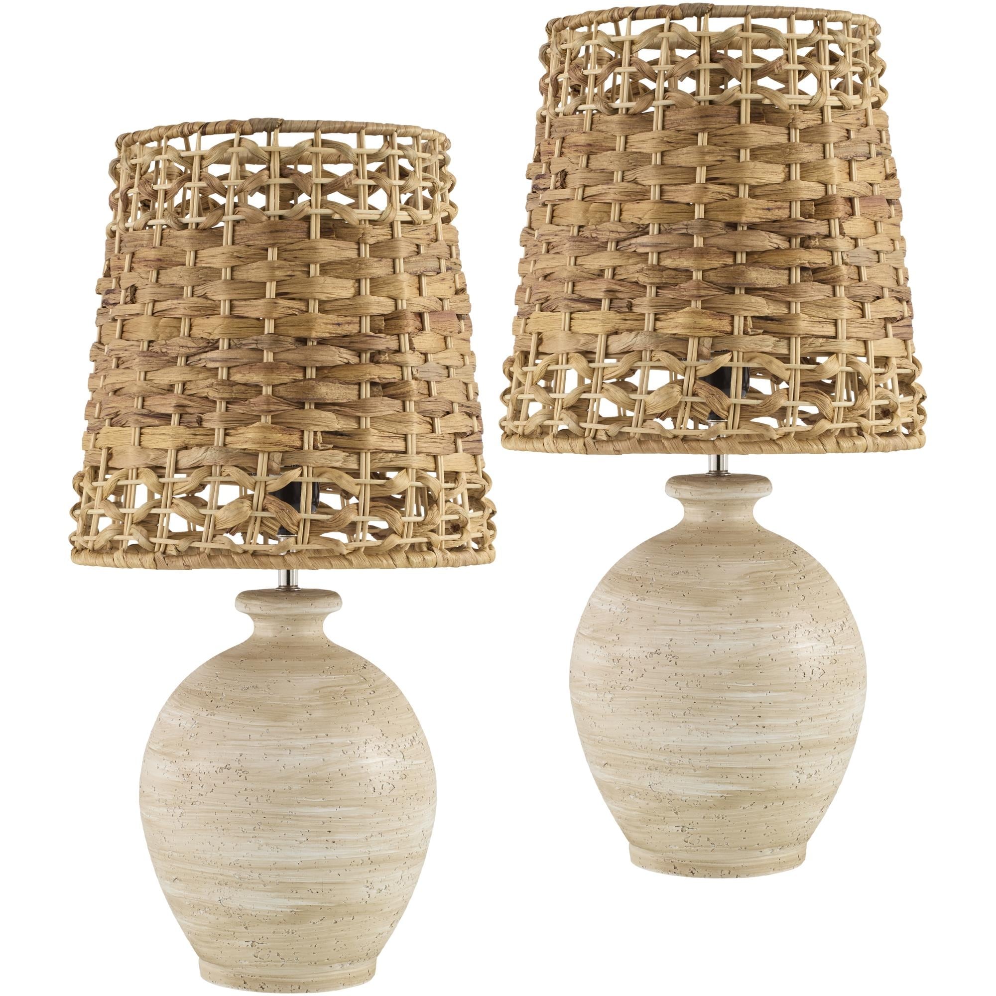 Livabliss Sarina Global Accent Table Lamp (Set of 2)