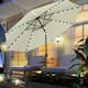 Ainfox 10ft Patio Umbrella with Lights Outdoor Solar Umbrella - Offwhite
