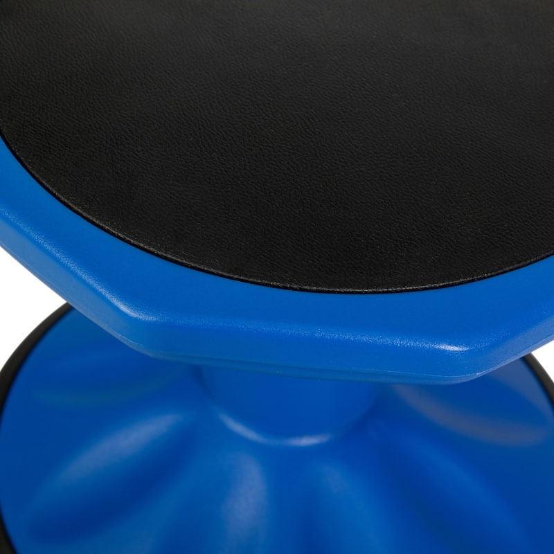 Commercial Fixed Height Collaborative Wobble Stool - 12.75"W x 12.75"D x 12"H
