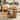bali & pari Louis Modern Bohemian Natural Brown Rattan Coffee Table