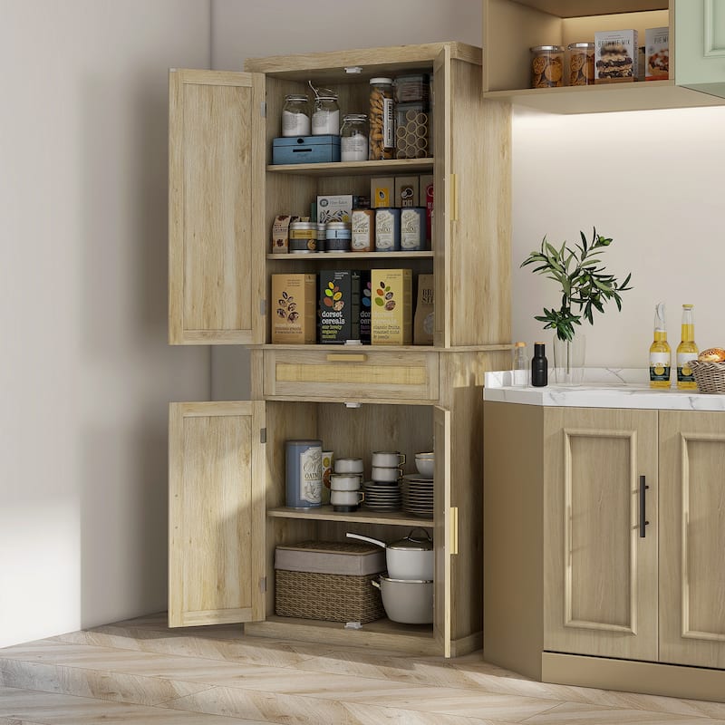 Freestanding Pantry Cabinet Kitchen Storage Cabinet