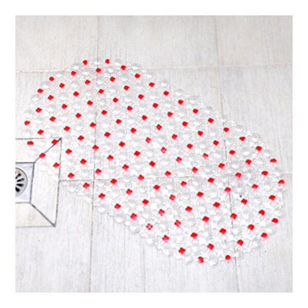 PVC Anti-skidding Ground Floor Foot Mat - Sky blue