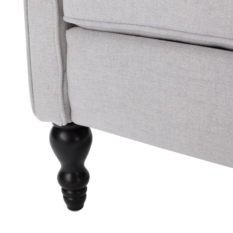 Walter Tufted Fabric Wingback Recliner Club Chair by Christopher Knight Home
