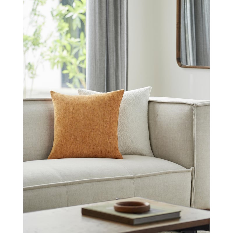 Livabliss Puako Modern Accent Pillow - Orange - 20 x 20