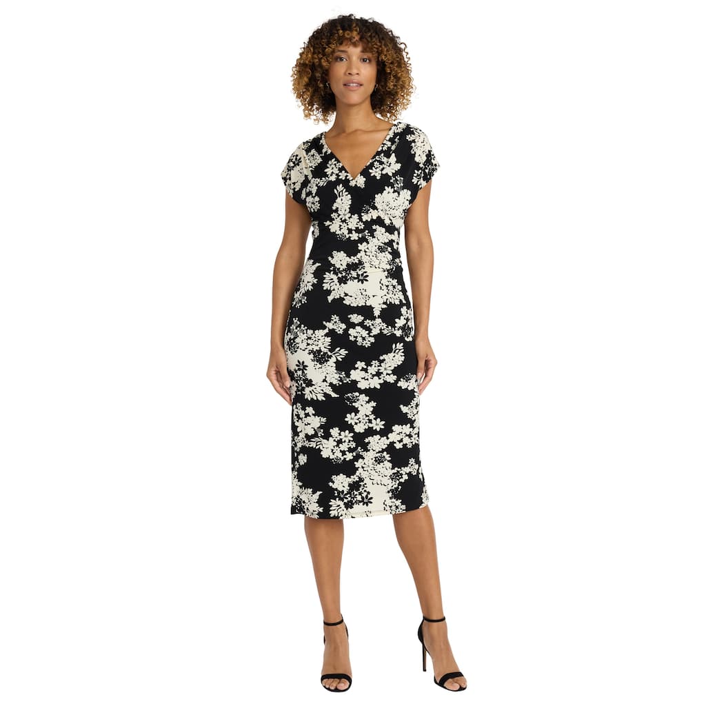 Maggy London Floral Midi Dress