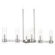 preview thumbnail 1 of 4, Minka Lavery Vernon Place 6 Light 42" Wide Linear Chandelier