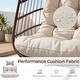preview thumbnail 5 of 53, Oversized 1-Person Foldable Hanging Egg Chair - Wicker Swing Chair with Stand, Portable for Indoor Outdoor Patio