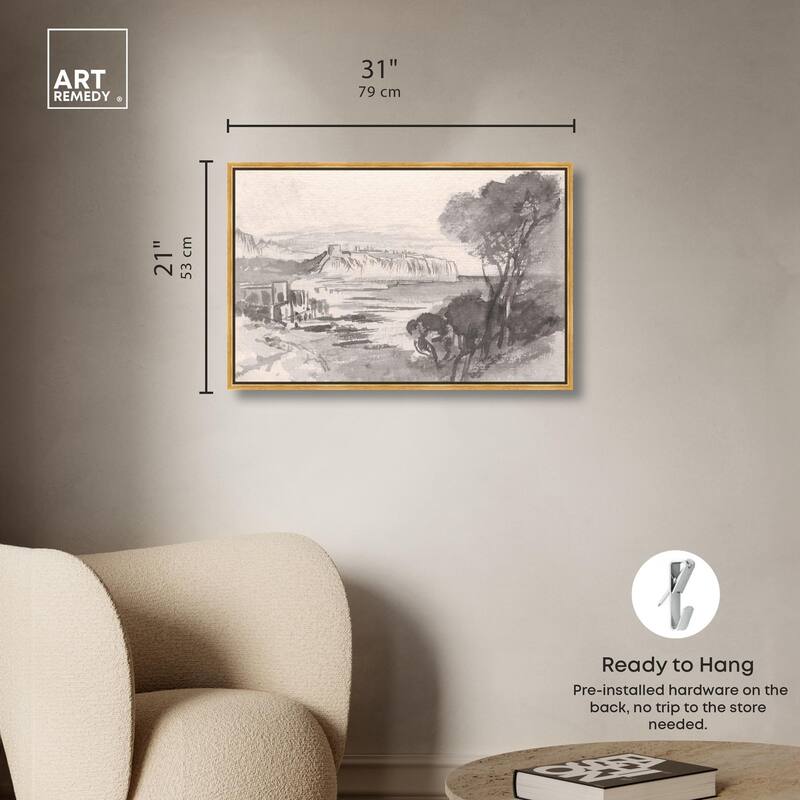 View across a Monaco Canvas by Art Remedy