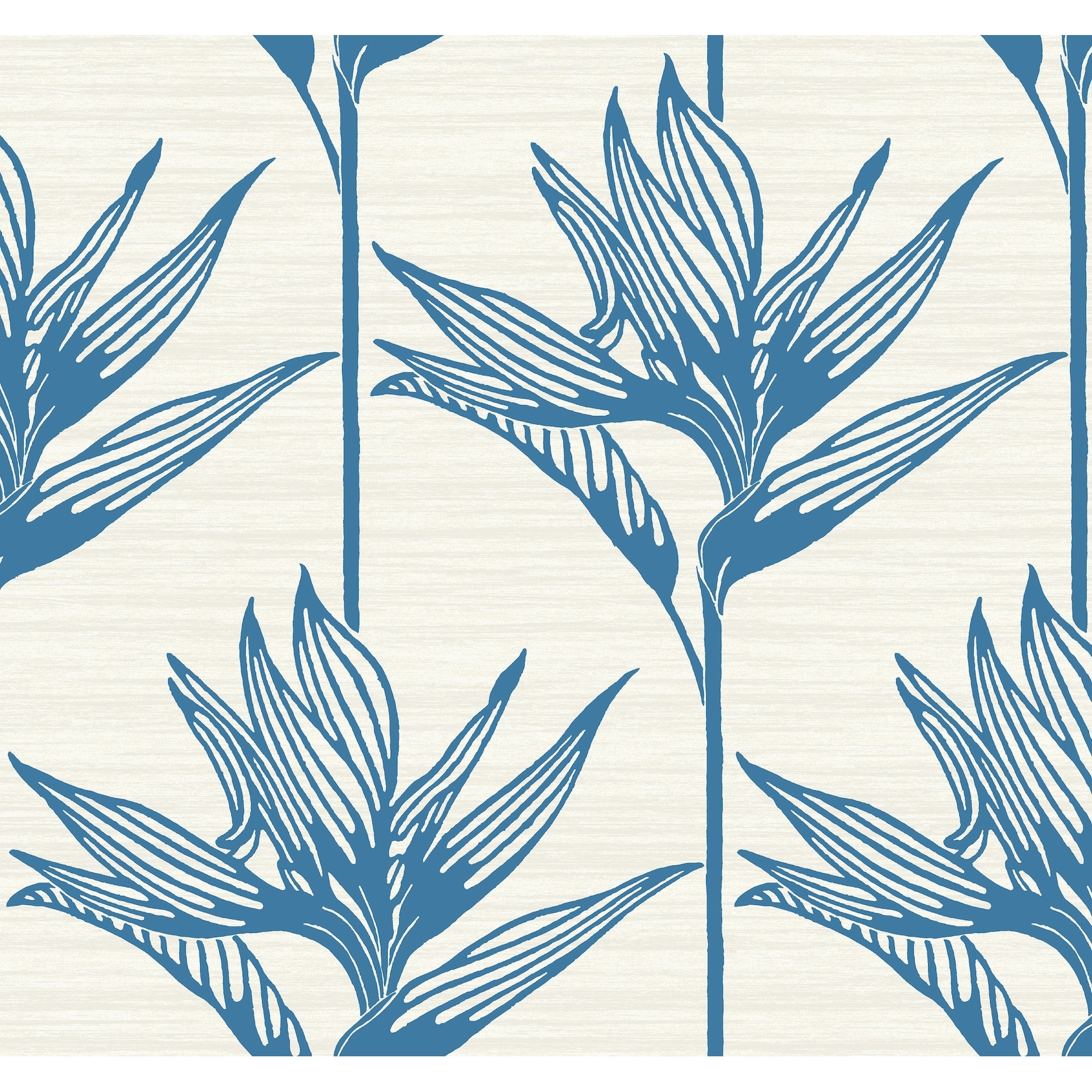 York Wallcoverings Bird of Paradise Blue Wallpaper