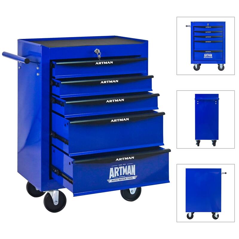 20" Rolling Tool Chest with 5 Drawers